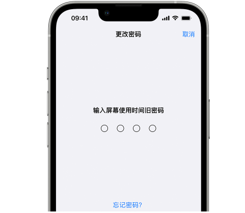 临县iPhone屏幕维修分享iPhone屏幕使用时间密码忘记了怎么办 